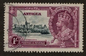 ANTIGUA 1935 KGV SG94 1/- slate & purple Silver Jubilee VFU CV£18 - Picture 1 of 1