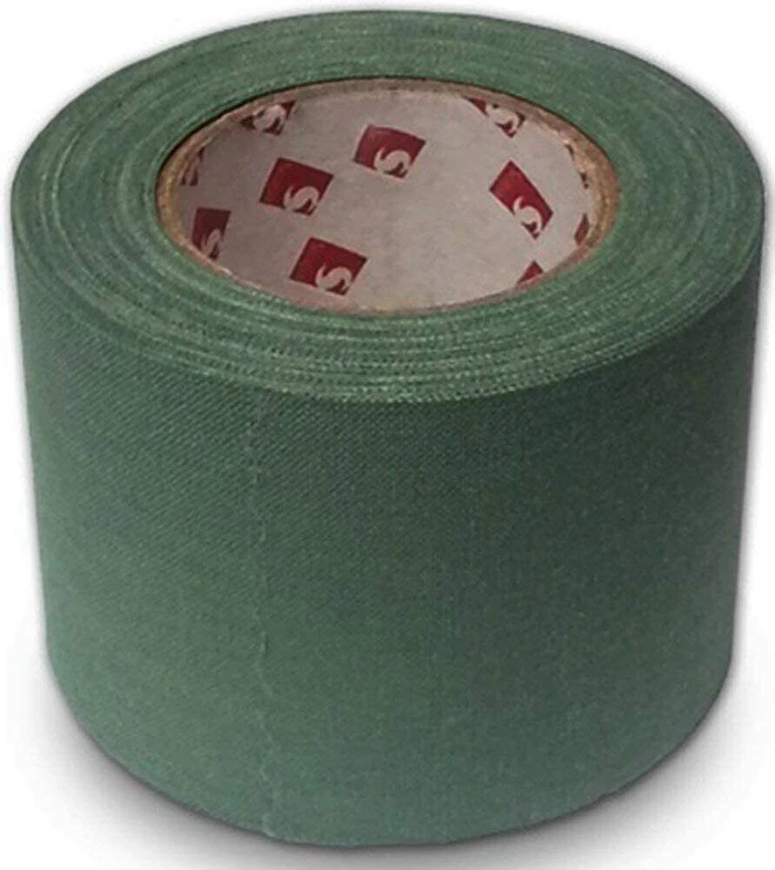 GREEN Scapa 10 Metre x 5cm Roll Sniper Fabric Tape - Repair Military Cloth tape