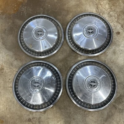 *Set of 4* Vintage 1976-1989 Ford F100 F150 15" Hubcaps Wheel Covers USED - Image 1 of 4