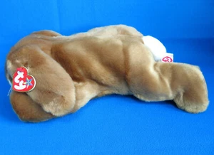 LARGE BROWN 🐰 BUNNY RABBIT lying EARS soft toy ❤️ TY BEANIE BUDDY VINTAGE 2001 - Picture 1 of 9