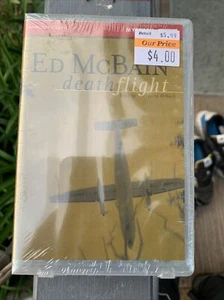 Death Flight - Ed McBain - Jerry Orbach - RARE Audio Cassette, 1995 Brand New ! - Picture 1 of 6