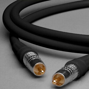 Mogami 2964 W2964 HIFI Digital Coaxial Cable 75 Ohm S/PDIF, Canare Gold RCA.