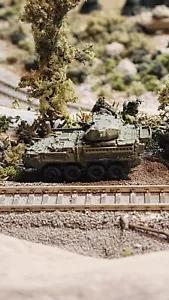 N Scale 1:160 Stryker 30 mm Infantry Carrier Vehicle – Dragoon (ICV-D) -OD Green - Picture 1 of 8