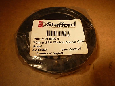 Stafford, collar de eje de acero de 2 piezas, 70 mm 2LM070 [10A] Foto 1 de 4