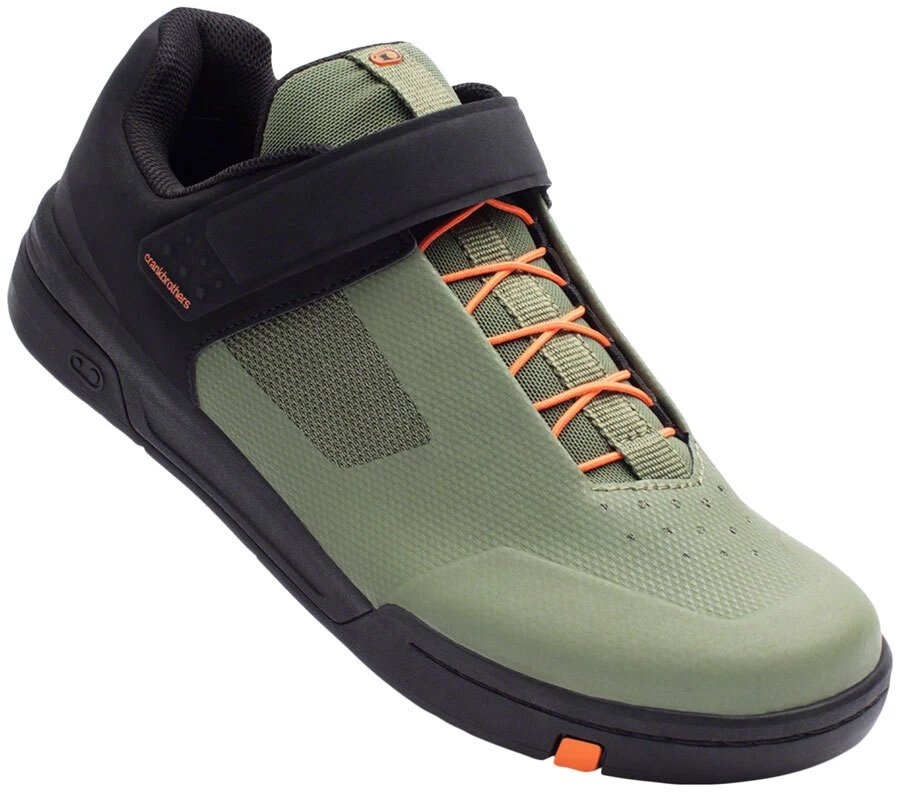 Crank Brothers Stamp Shoe Speedlace Green/Orange/Black 10.5 - Image 1 of 1