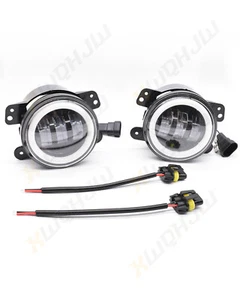 XWQHJW 4Inch Pair black Bumper LED Fog Lights 6000K  Bright - Imagen 1 de 12