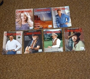 Cowboys & Indians Magazine 2008 Lot of 7 Willie Nelson Kevin Costner Harrison Fo - Picture 1 of 9