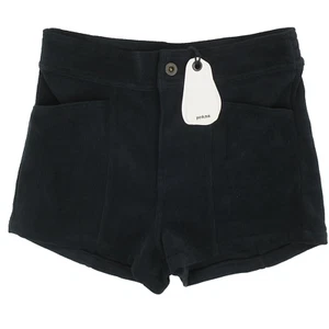 prAna Deja View Shorts Womens Small Black Corduroy - Afbeelding 1 van 10