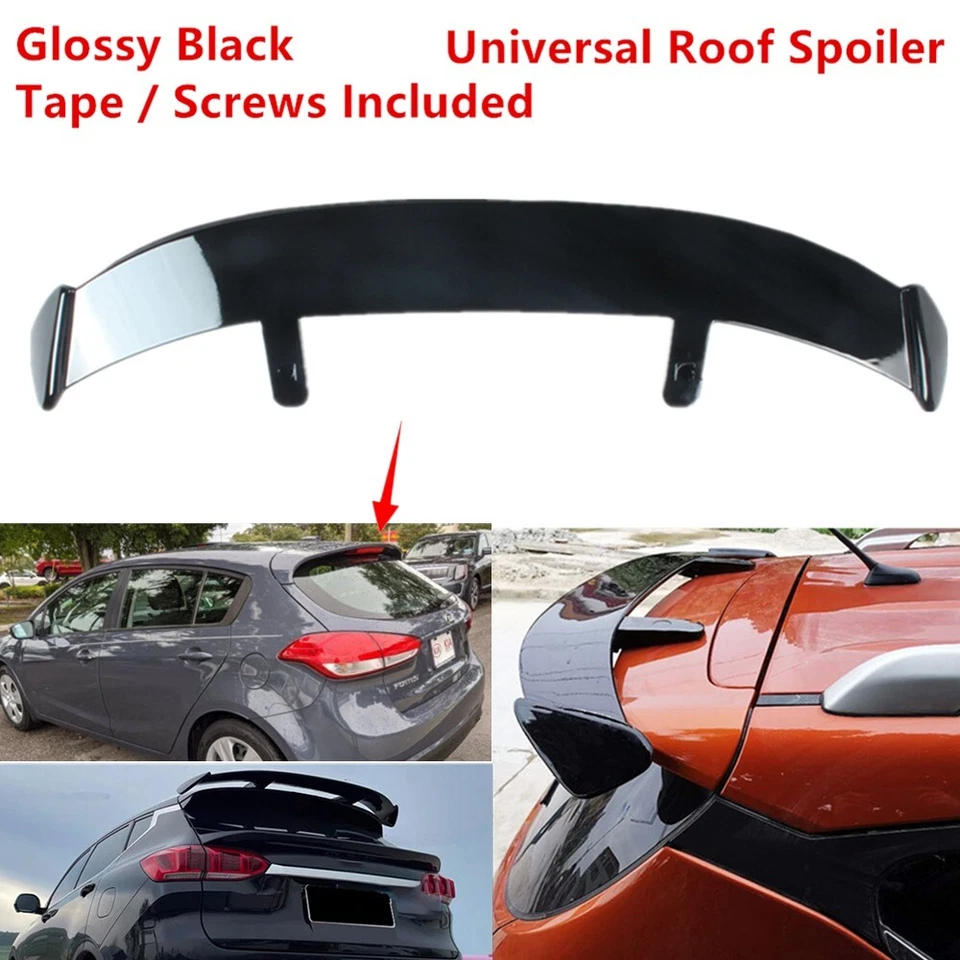 Fit For Kia Forte 2014-2018 Tailgate Roof Spoiler Modified Top Wing Universal Foto 1 de 4