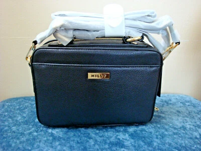 Milly Astor Small Whipstitch Satchel Black Leather Bag - NWT - Image 1 of 4