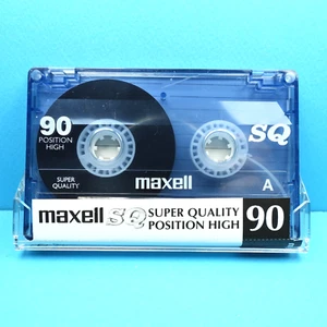 🍒 1x MAXELL SQ 90 * IEC II Type 2 * Tape Cassette Kassette кассета * 2002 - Bild 1 von 4
