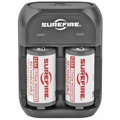 Surefire 123A Rechargeable Batteries Includes Charger SFLFP123-KIT - Image 1 of 4