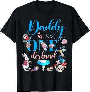 Family Daddy Of The Birthday Girl Gift Unisex T-Shirt - Picture 1 of 3