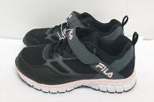 Fila Kids Circuitspeed 2 Strap Trainers Black White Pink Size Uk13 Ref:Uss#
