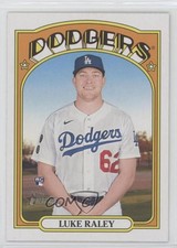 2021 Topps Heritage High Number Luke Raley #526 Rookie RC