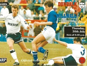 DUNDALK v MILLWALL ~ PRE SEASON FRIENDLY ~ 30 JULY 1992 - Bild 1 von 1