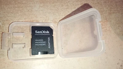 Micro SD-Adapter auf SD SanDisk - Bild 1 von 2