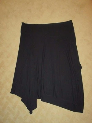 Falda negra asimétrica 100 % seda Paul & Joe Francia - Talla 40 - Usada en excelente estado Foto 1 de 4