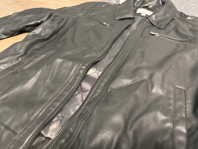 Men's XL Michael Kors Leather Jacket Perfect Condition - Image 1 of 4