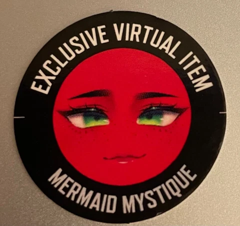 Roblox Series 12 Sparklings' Meadow: Delphine MERMAID MYSTIQUE FACE Code Only Cover
