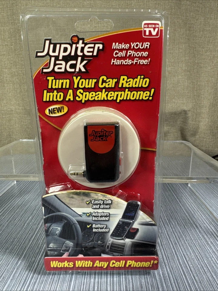 Kit adaptador convertidor de altavoces para teléfono celular Jupiter Jack MANOS LIBRES para automóvil *NUEVO* Foto 1 de 4