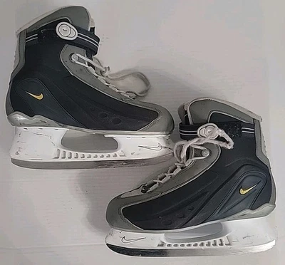 Patines de hockey sobre hielo grises Nike Flexposite vintage para hombre - Patín talla 10 M Foto 1 de 4