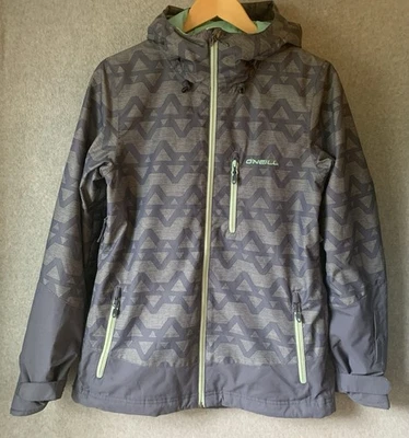 Chaqueta de esquí O'Neill para mujer Thinsulate cremallera completa talla S s snowboard con capucha azul Foto 1 de 4