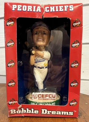 Jim Thome #44 Bobblehead 2003 ICC Cougar Uniforme Peoria Chiefs Pro En Caja Salón de la fama Foto 1 de 4