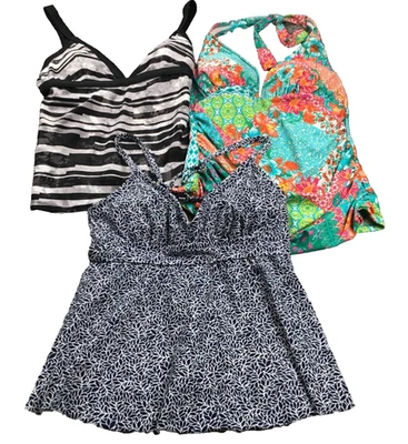 Lote de 3 Camisetas Tankini Champion Into the Bleu & Kona Sol para Mujer Talla S Foto 1 de 4