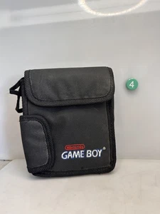 Nintendo GAMEBOY custodia da trasporto in tela nera vintage originale - Foto 1 di 1