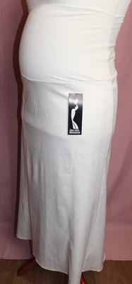 QUE SERA Umstandsmode Brautmode Midi Rock BOLIVIA in Offwhite, 45% Baumwolle NEU - Bild 1 von 4