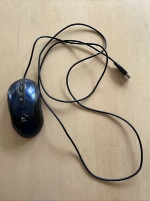Logitech MX 510 Performance Optical Gaming Mouse (Blue) works well and is clean. - Image 1 of 4