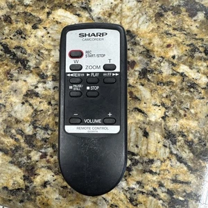 Telecomando videocamera OEM SHARP G0085TA VLA100, VLA45U, VLAH50U, VLAH60K TESTATO FUNZIONANTE - Foto 1 di 3
