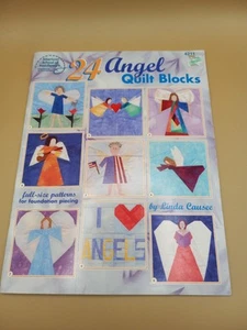 24 Angel Quilt Blocks Linda Causee American School Of Needlework 4211 - Picture 1 of 3
