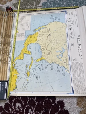 Denoyer Geppert Mapas Vintage 13 Mapas Diferentes - América - Europa - Mundo Foto 1 de 4
