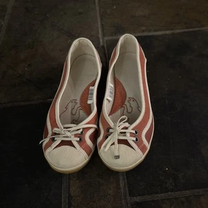 Puma Ballet Flats Women's Size 7 Retro Inspired VTG 50s & 70s Logo Mix Shoe Rare - Picture 1 of 8