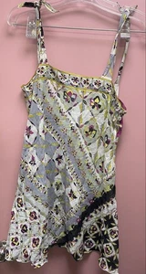 Emilio Pucci, Tunic, Camisole, 100% Cotton, Multicolor, All-over pattern, Used - Picture 1 of 12