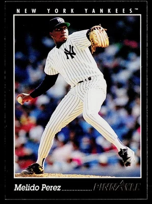 1993 Pinnacle #109 Melido Perez New York Yankees - Image 1 of 2