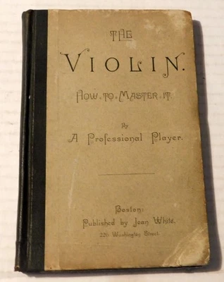 1883 1ST ED. THE VIOLIN: HOW TO MASTER IT by William Crawford Honeyman - Image 1 of 4