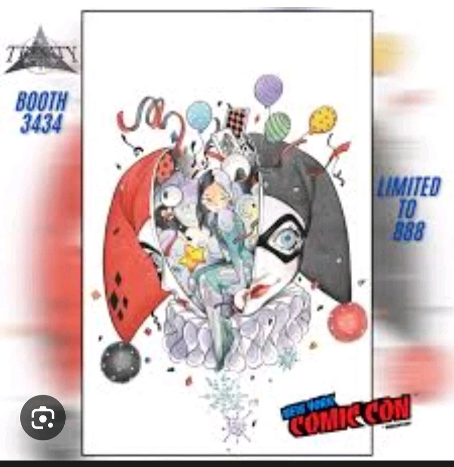 Deadpool Batman# 1 PEACH MOMOKO Trinity NYCC 2025 Exclusive Ltd 888 w holo card! - Image 1 of 1