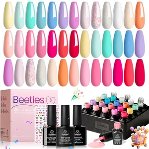 Esmaltes De Gel Para Uñas - Esmaltes Semipermanentes En Gel Uv LED 23 Pcs NEW US - Picture 1 of 12