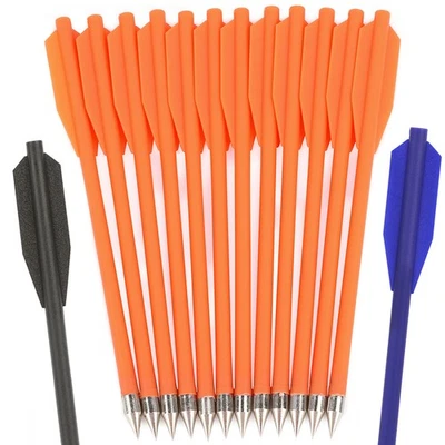 6.3" Plastic Mini Arrows Archery Bow Bolts Arrowhead Pistol Bow Shooting Hunting - Image 1 of 4