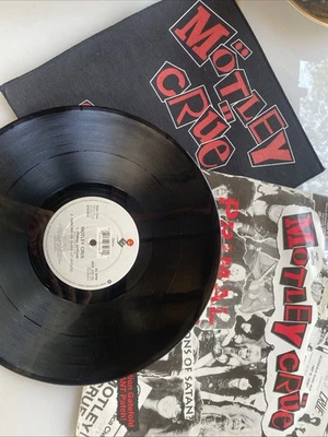 Mötley Crüe 1991 12” Vinyl LP ‘Primal Scream’ Elektra Gatefold Promo Patch - Image 1 of 4