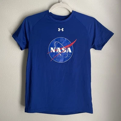 NUEVA Camiseta Under Armour Juvenil Tecnología Media NASA Kennedy Space Center Foto 1 de 4
