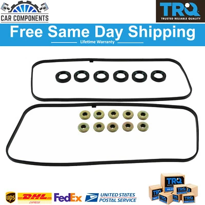TRQ New Valve Cover Gasket Set For 1997-2004 Acura CL MDX TL Honda Accord Pilot - Image 1 of 4