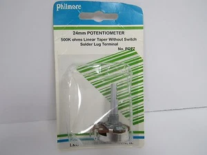PHILMORE B500K 24MM POTENTIOMETER 500K OHMS LINEAR TAPER NO. PC27 - Picture 1 of 5