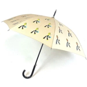 Paraguas auto palo para dama beige - Imagen 1 de 4