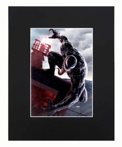 Venom Marvel Comics character Superhero Art Print Decor picture Matted 8x10 - Picture 1 of 5