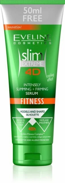 Eveline Cosmetics Slim Extreme 4d Slimming Firming Serum Fitness Cooling 250ml