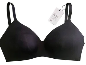 KNIX Bra Wing Woman Size 6+ Black Soft Molded Cup Wireless - Picture 1 of 1